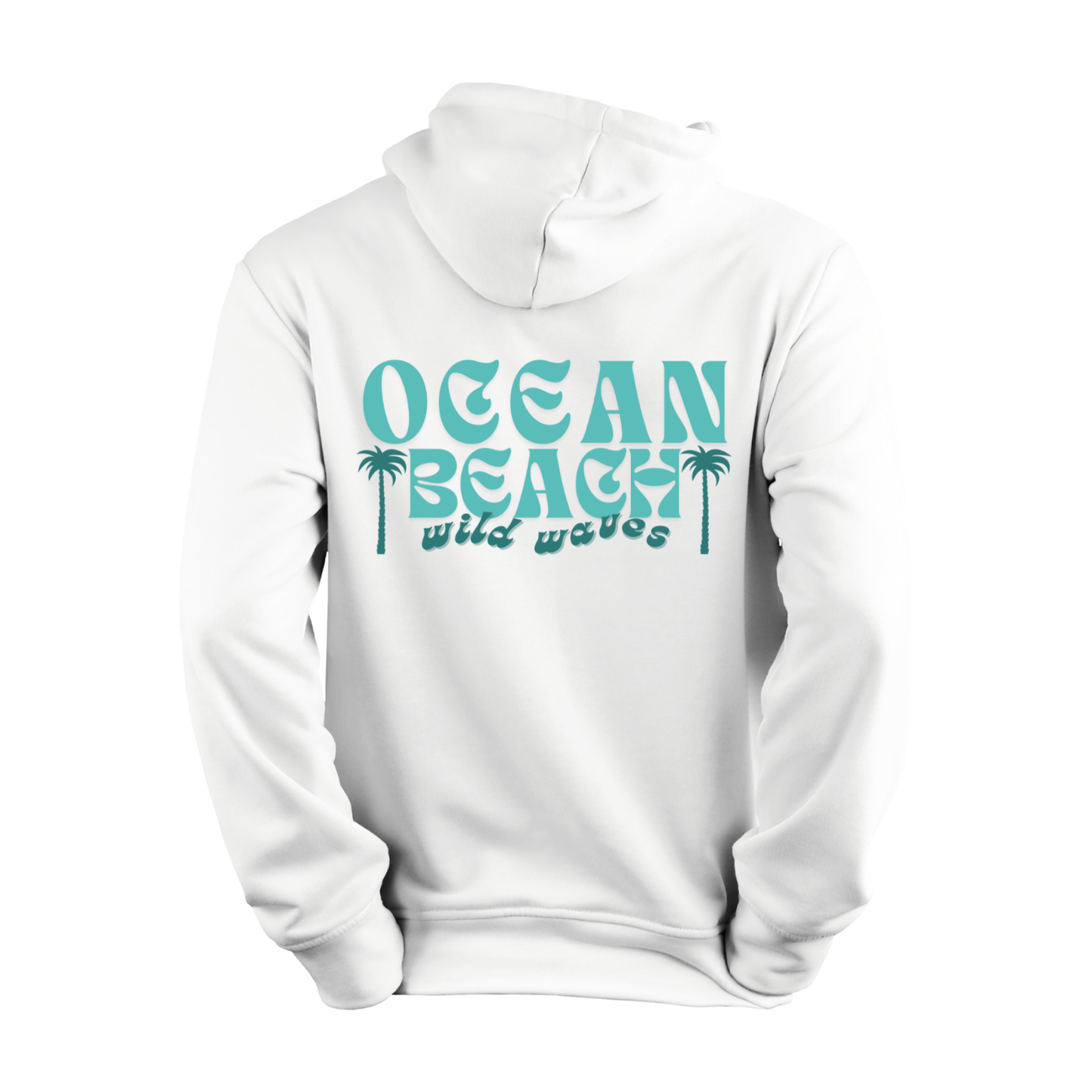 OCEAN BEACH HOODIE - BLUE